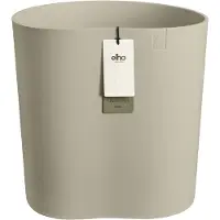 Elho Eden Aquacare Medium 40 - Bloempot voor Binnen & Buiten - 100% Gerecycled Plastic - Ø 38.0 x H 43.1 cm - Zacht taupe