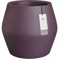 Elho June Split Low 46 - UV-bestendig en Kleurvaste Bloempot - Binnen & Buiten - Ø 46.0 x H 42.6 cm - Vintage pruim