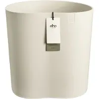 Elho Eden Aquacare Medium 40 - Bloempot voor Binnen & Buiten - 100% Gerecycled Plastic - Ø 38.0 x H 43.1 cm - Linen white