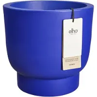 Elho Amber Grail 40 - Bloempot voor Binnen & Buiten - 100% Gerecycled Plastic - Ø 38 x H 36 cm - Royal blue