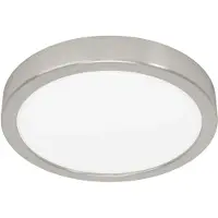 Eglo LED Smart Deckenleuchte Fueva 6.z Weiß 22x22cm IP44 10,5W 1600lm RGBTW 2700K-6500K Dimmbar App Google Alexa Bluetooth ZigBee Matter