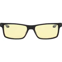 Gunnar Gaming- en Computerbril - Vertex, Onyx Frame, Amber Tint - Blauw Licht Bril, Beeldschermbril, Blue Light Glasses, Leesbril, UV Filter