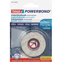 TESA Powerbond - Dubbelzijdige Montagetape - 1,5m - 19mm - Wit