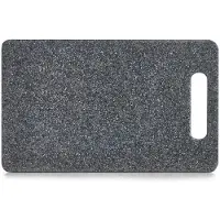 Zeller Present snijplank - antraciet - kunststof - rechthoek - 25 cm - snijplanken