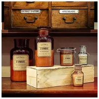 Home Deco Factory XL Geurkaars – Amber, Katoenbloesem en Witte Muskus – Glazen Pot met Kurk – Ø14 cm