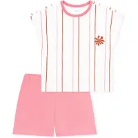 Schiesser Nachtkledij ' Kids Nightwear ' pink / wit
