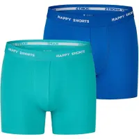 Happy Shorts Boxershorts turquoise / kobaltblauw