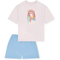 Schiesser Nachtkledij ' Nightwear ' lichtblauw / rosa