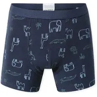 Schiesser Onderbroek '95/5' marine / jade groen