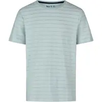 Phil&Co. Pyjama kort ' Classic ' blauw / lichtgroen