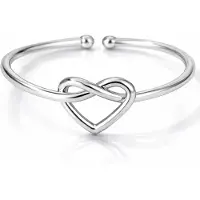 LGT JWLS Dames Ring One Size Zilverkleurig Hart