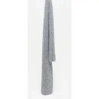 Closed Knitted Scarf Scarves Grey Heather Melange Maat: OS | Sjaals Outlet | Dames | Grijs