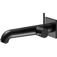 Keuco IXMO - 1-hendel wastafelmengkraan voor opbouwmontage, mat zwart 59516371202