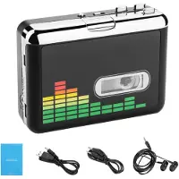 Mira MIRADiscman - Diskman – Draagbare Cassette Speler - Zwart - 11cm x 8cm x 3cm