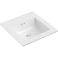 Mexen Otis ingebouwde wastafel 46 x 46,5 cm, glanzend wit - 25184500