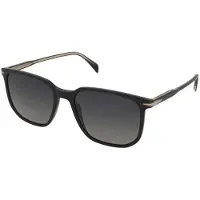 David Beckham Zonnebril - - DB 1141/S 807/WJ - Gepolariseerd - Zwarte Wayfarer montuur - UV400