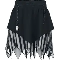 Beetlejuice Minirok - Never Trust the Living - S tot XXL - voor Vrouwen - zwart | Maat S