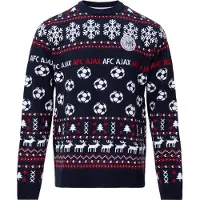Ajax -kersttrui navy rood