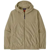 Patagonia Vest Men Textured Fleece Hoody Weathered Stone-M