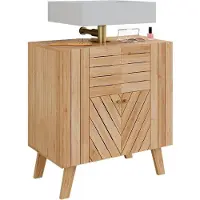 Vicco Lucie Wastafelonderkast – 60 x 65 cm met 2 deuren Bamboe