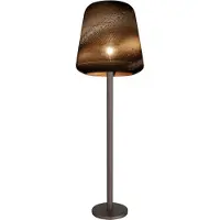 Masterlight Cacao vloerlamp Carta Moody Ø 54cm Think Paper kap