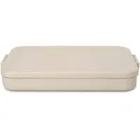 Brabantia Make & Take Lunchbox/Broodtrommel - Plat - Kunststof - Soft Beige