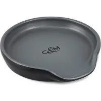 Cole and mason Lepelhouder Cole & Mason Duxford Ceramic Spoon Rest Black/Grey