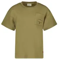 Sturdy T-shirt Desert Fiesta olijfgroen Jongens Katoen Ronde hals Effen - maat 92