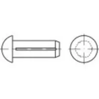 Toolcraft 1066872 Halfronde kerfnagel (Ø x l) 2.5 mm x 5 mm RVS A2 100 stuk(s)
