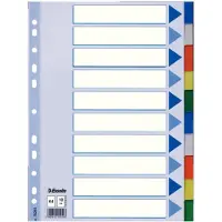 Esselte Tabbladen a4 11r pp 10dlg - 10 stuks