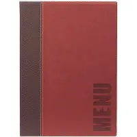 Securit Menukaart Trendy, A4, Wijnrood / Bordeaux Rood