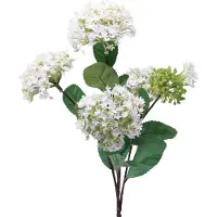 Viana Kunstbloem sneeuwbalplant Virburnum wit Ø8cm 64cm