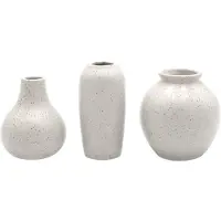 Leeff - Mini Vazen Meike - Keramiek - Set van 3 - Grijs