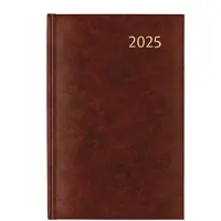 Aurora Bureau Agenda 2027 Amsterdam Daily - met 1 dag per pagina - omslag rood