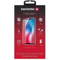 Swissten Tempered Glass Full Glue Geschikt voor Samsung Galaxy A12 / A03 / A03 Core / M13 / M23 – Zwart – 54501785
