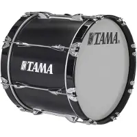 Tama R2214BL-SBK Starlight Marching Bass Drum 22"x14" Satin Black - Marching bass drum
