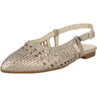 Gabor Ballerina met riempjes donkerbeige