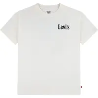 Levi's T-shirt met backprint wit Jongens Katoen Ronde hals Backprint - maat 176