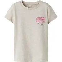 Name it T-Shirt - NnfDartiana - Peyote Melange - - 2 jaar (92) - T-Shirts