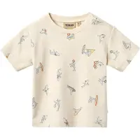 Wheat T-shirt ecru Jongens Katoen Ronde hals All over print - maat 74