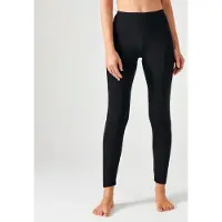 Damart - Fijn geribde legging Thermolactyl Sensitive - Dames - Zwart - 46-48