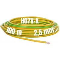 Lapp 4160500 Draad Multi-Standard SC 2.1 1 x 2.50 mm² Groen, Geel 100 m
