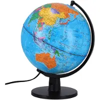 Basic Science Wereldbol met Ledlicht - Nederlands - 25 cm