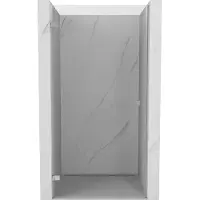 Mexen Lunar-B draaideur douche links 95 , transparant, chroom - 832-095-000-01-00-L