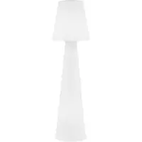 Newgarden Lola vloerlamp, hoogte 165 cm, daglicht, wit / opaal, Kunststof, Modern