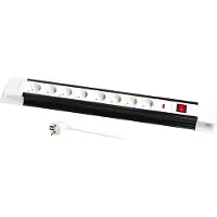 Logilink LPS207, 3 meter, zwart, wit, 250 V, 50 Hz, 3500 W