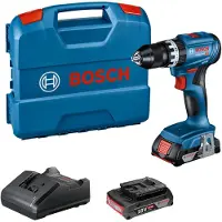 Bosch Professional Gsb18v-45+2x2.0ah+gal18v-20+lc Elektrische Schroevendraaier