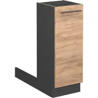 Vicco Keukeneiland Fame-Line Krachtige eik goud 30 cm zonder werkblad, Model 38587
