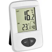 TFA-Dostmann Base 30.3061.02 Draadloze thermometer Wit
