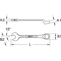 Ks Tools 517.2652 517.2652 Ring-steeksleutel